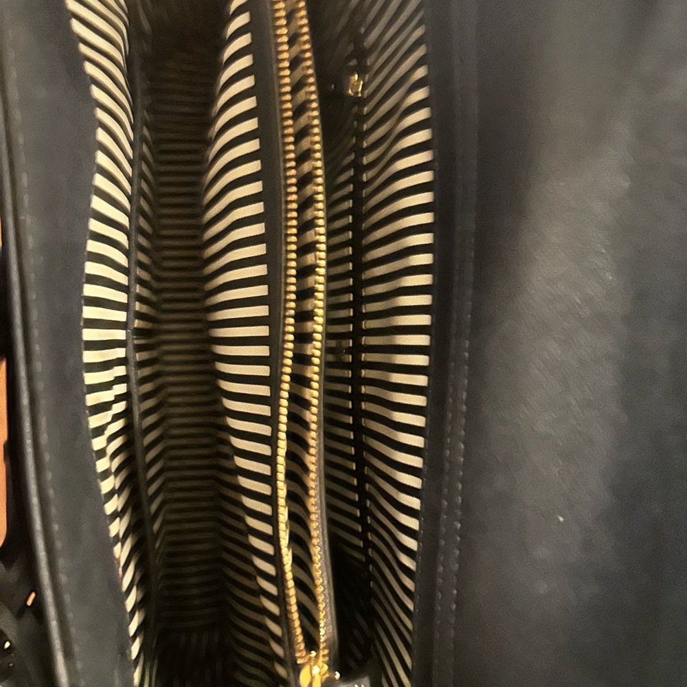 Kate Spade Navy Blue Structured Tote - Picture 5 of 6